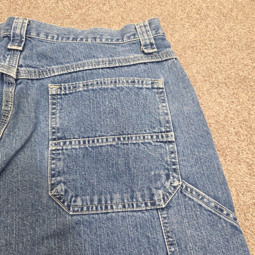 Vintage Y2K 90s Carpenter Workwear Utility Jeans Lee Dungarees sz 33x30 - Picture 9 of 14